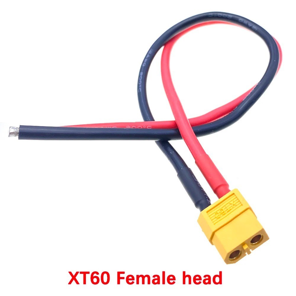 XT60 Male to Female Extension Cable 12AWG Silicone Wire 10cm 20cm 30cm