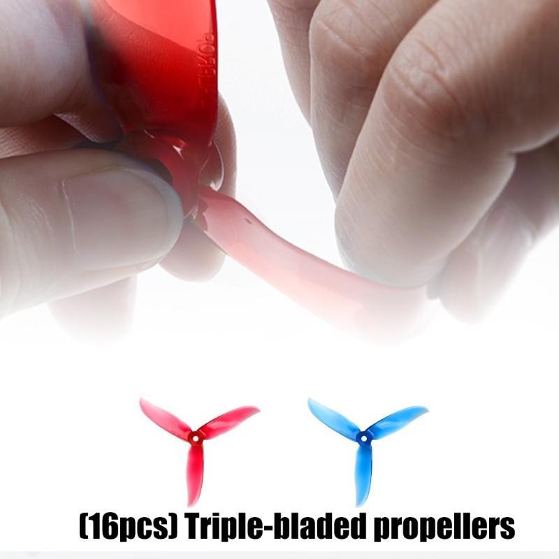 16 Pieces Three Propellers Material Compatible with Various
