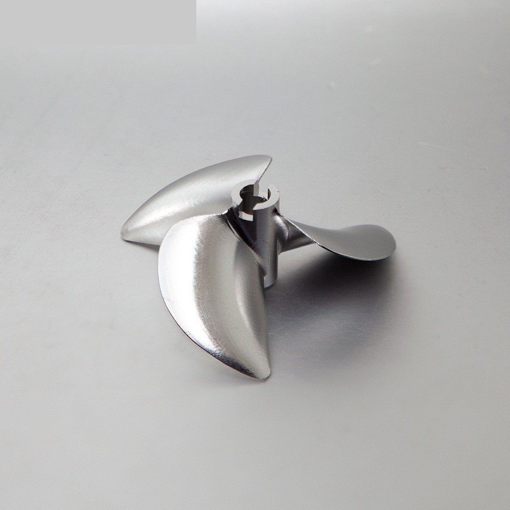 61-70mm CNC Aluminum 3-Blade Propeller 6.35mm Shaft Hole Left Hand (1 Pc)