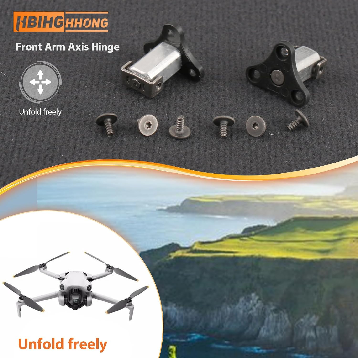 DJI Mini 4 Pro Mini 3 Front Arm Axis Shaft Hinge Repair Tool Kit with Screws …
