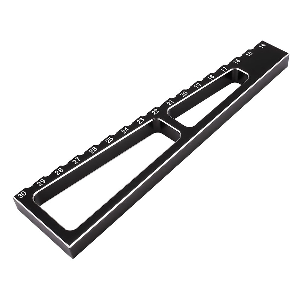 9IMOD RC Car Ride Height Gauge 14-30MM Metal Chassis Measureing For 1/8 Vehicle