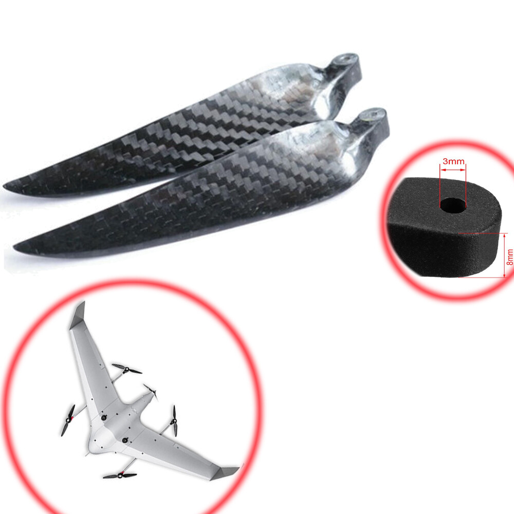 9-12-19inches carbon fiber Folding Propeller For RC Airplane glider paddle Parts