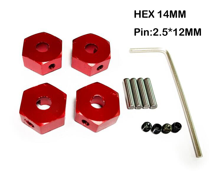 14mm Wheel Hex Hub M4 Lock Nut For 1-10 ARRMA 3s&Mega550 Vorteks Senton Granite