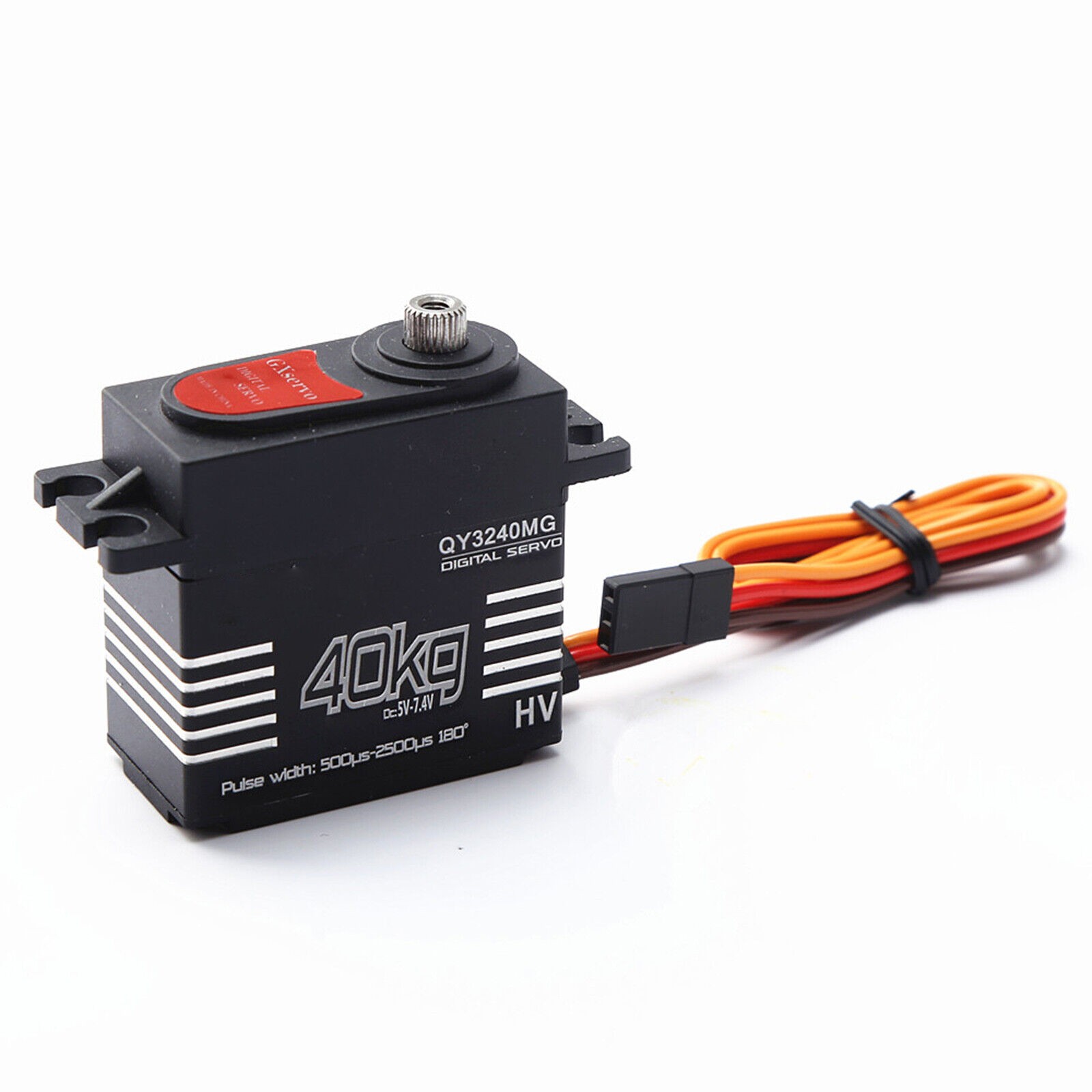 40KG Metal Gear 180° 1/8 1/10 Scale Steering Throttle RC Digital Servo