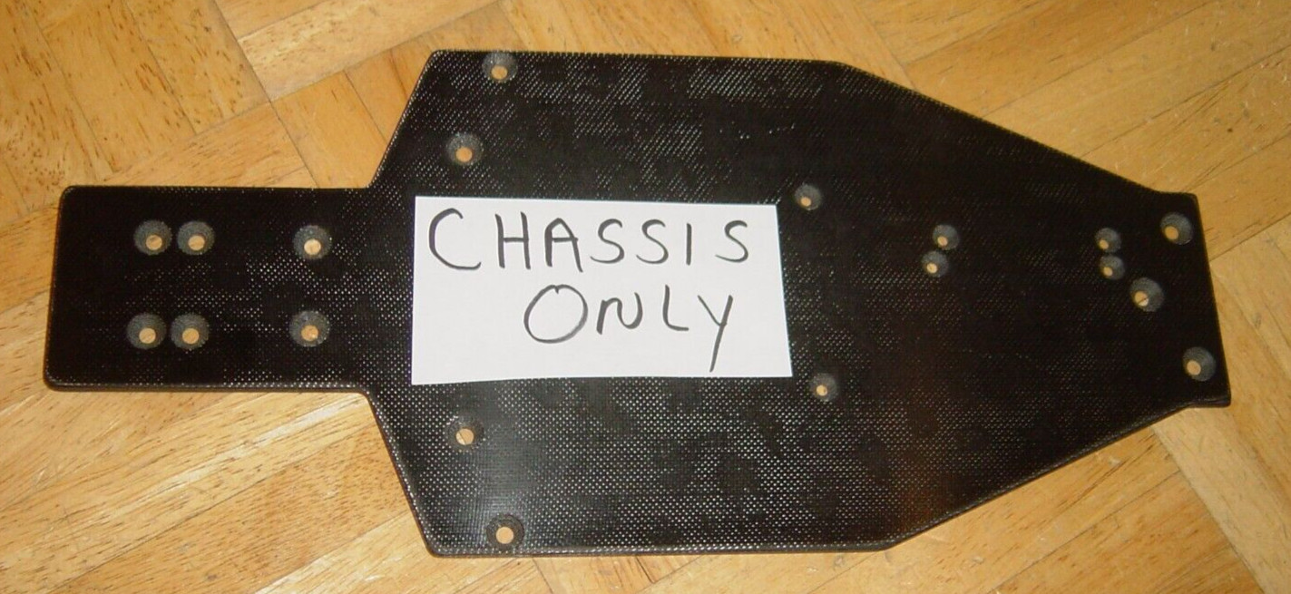 TEAM ASSOCIATED RC10 HOUGE SWING ARM CHASSIS ONLY FOR 6 GEAR NEW CNC CUT CARBON