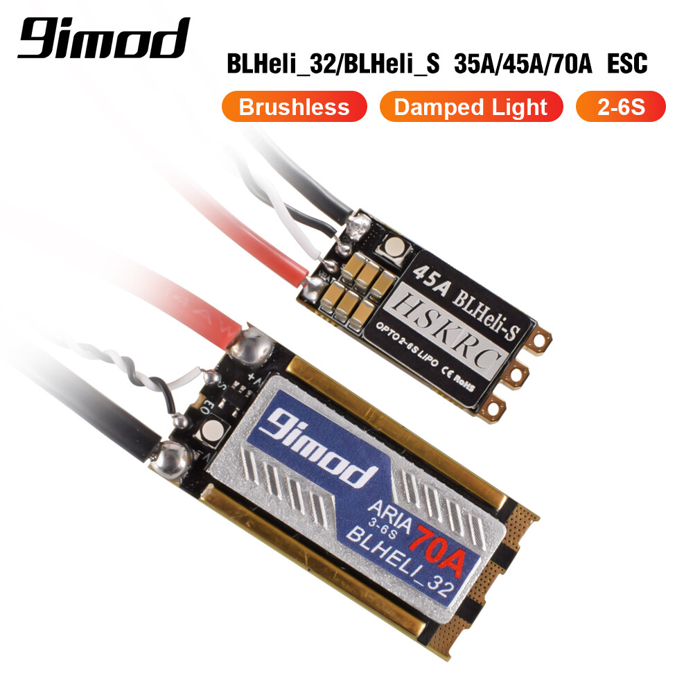 9imod 35A/45A/70A Brushless ESC 2-6S Lipo for RC FPV Racing Drone Quadcopter