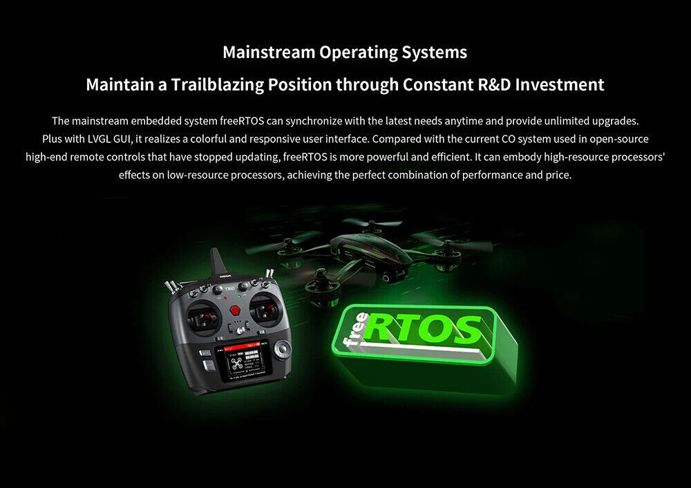 RadioLink T16D Remote Control 2.4GHz 16Channels Transmitter with R16F Receiver