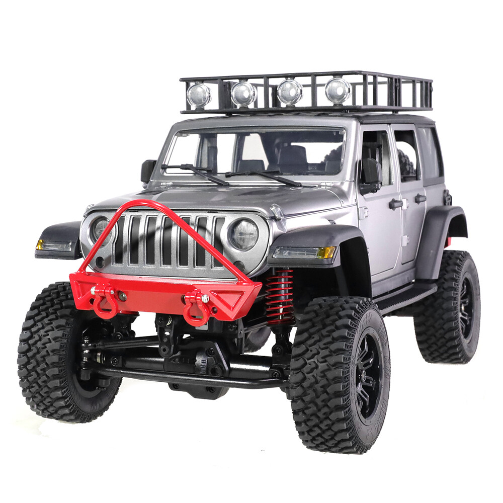 For MN 1/12 MN128 Front Bumper Crash Belt Winch Hole RC Car Protect Bumper