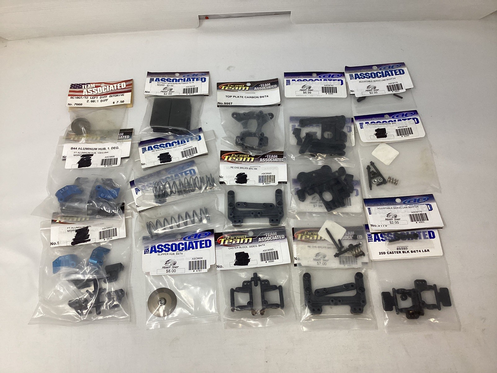 Vintage Team Associated T4 B4 B44 Parts Lot Box4