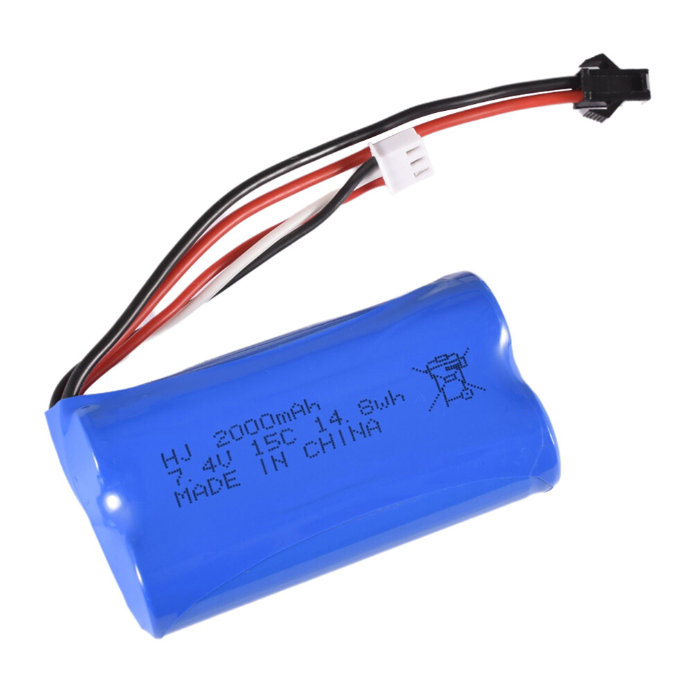 7.4V 2000mAh Li-ion Battery SM plug T Plug Balance Charger for RC Car Boat Plane