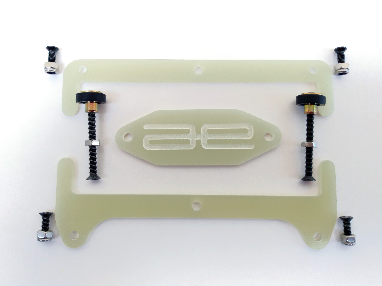 Team Associated RC10 4WD ASC6040 Lipo 2s Brace Holder (Natural)