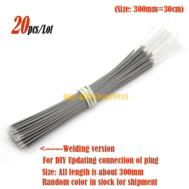 20pcs 2.4G Welding Antenna 300mm Wire RF113 Cable For IPEX UFL SMA Wifi Receiver