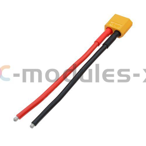 XT60 Male / Female Connectors 10CM Silicone Wire Cable 14 AWG For Lipo RC ESC