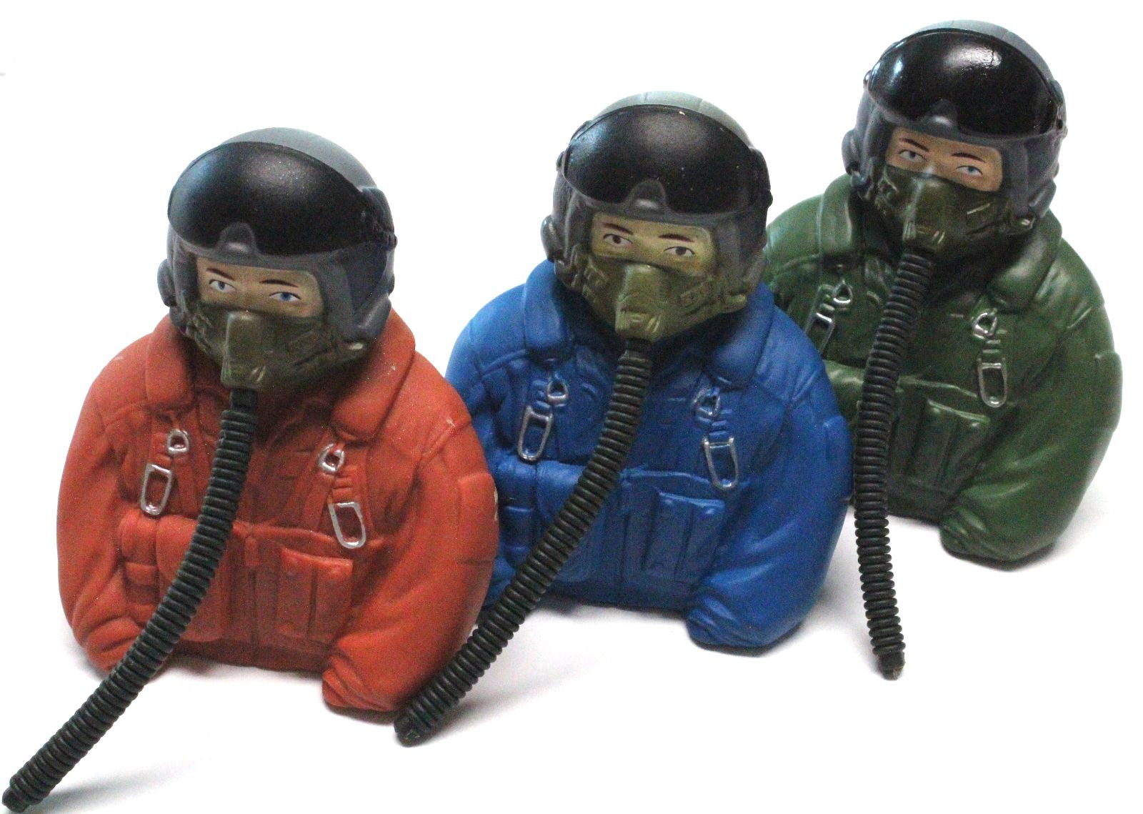 1 Set (3pcs, Green, Orange, Blue)1:6 Jet Pilot Figure RC Plane (US SELLER/SHIP)