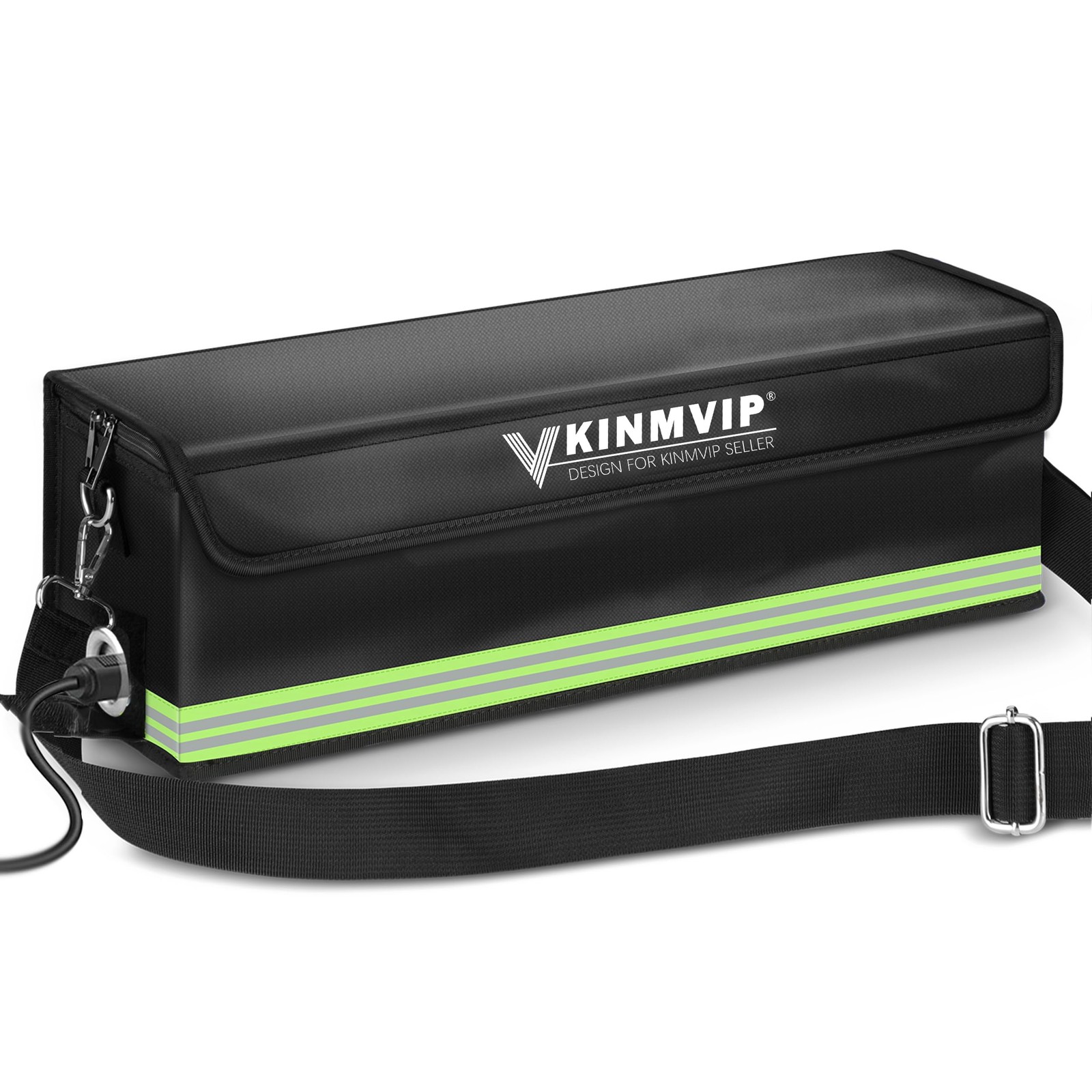 Lipo Battery Safe Bag Explosionproof, Large Capacity Fireproof Bag for Ebike Bat