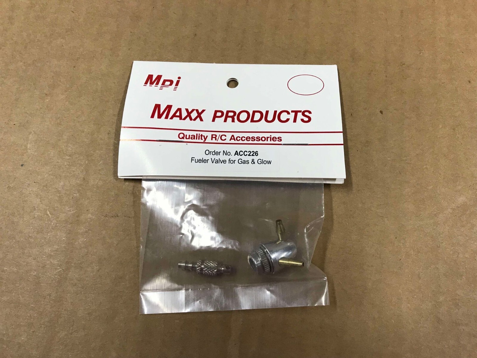 New MPI Maxx Products Quality RC Accessories, ACC226 Fueler Valve For Gas & Glow