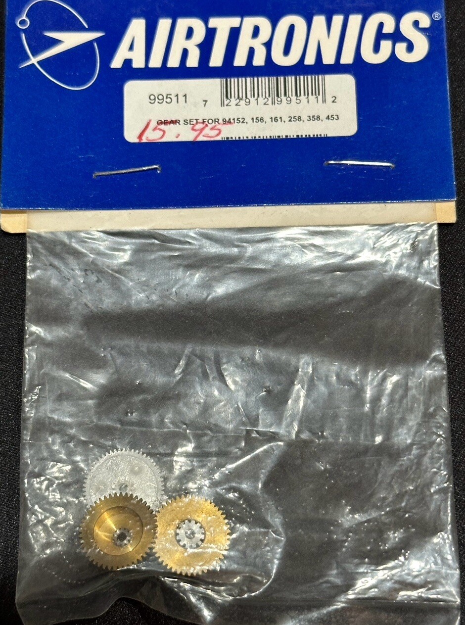 Airtronics Metal Servo Gear Set for 94152 156 161 258 358 453 Servos #99511