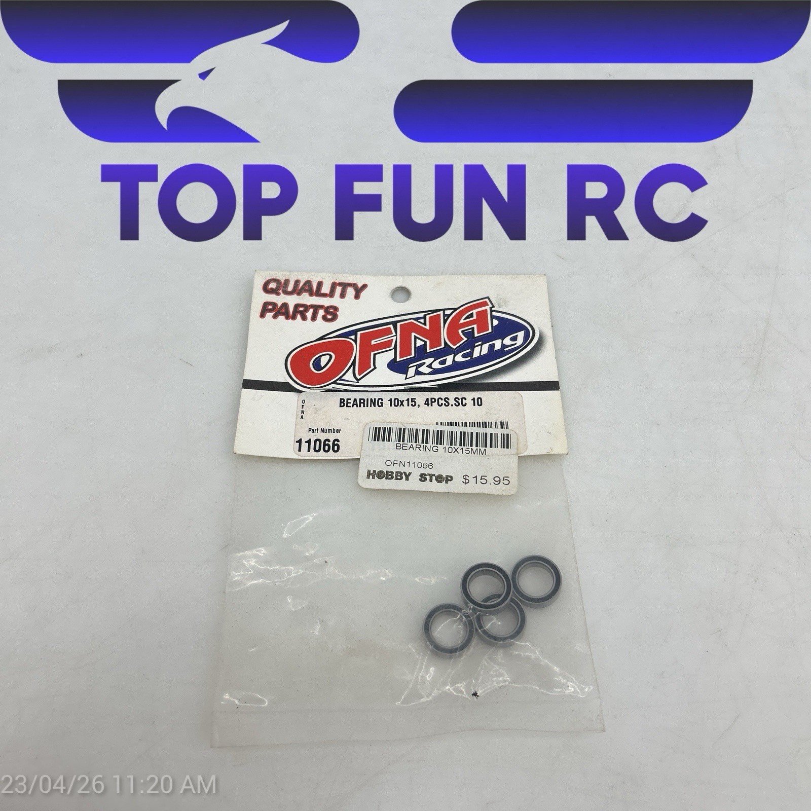 Ofna 18075 Ball Bearing, 6x12mm 4 pcs. SC10 HoBao Hyper MT