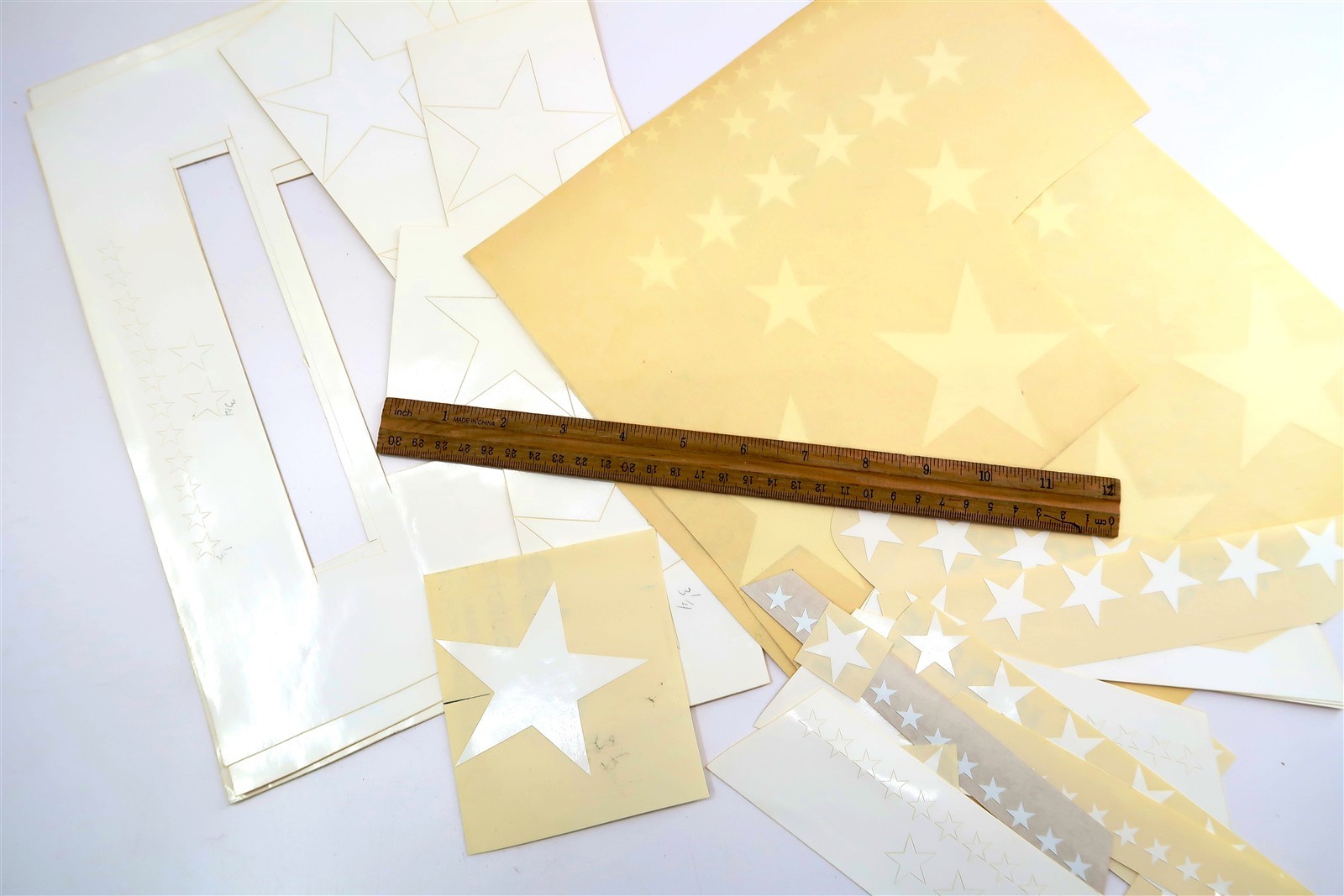 Huge Lot of R/C Airplane Decals Stickers Flames, Numbers, Stars, Etc hundreds!!