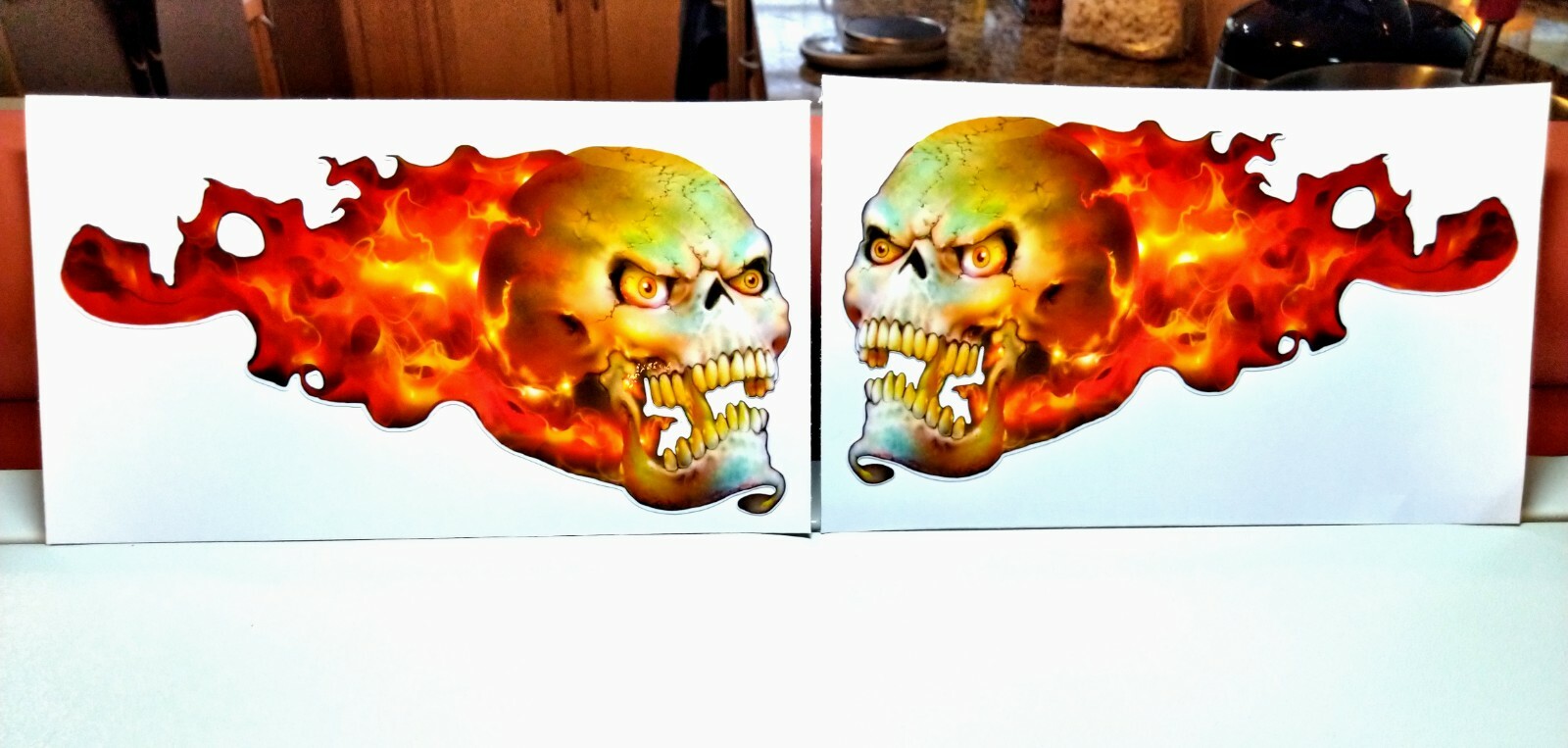 Blazing Skull Graphics Decals