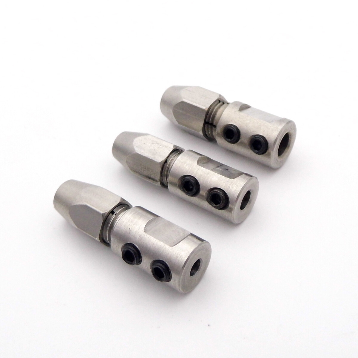 RC Boat 3.17mm 1/8″ Cable Flex Shaft Collet Coupling Joint for 3.17 4 5mm Motor
