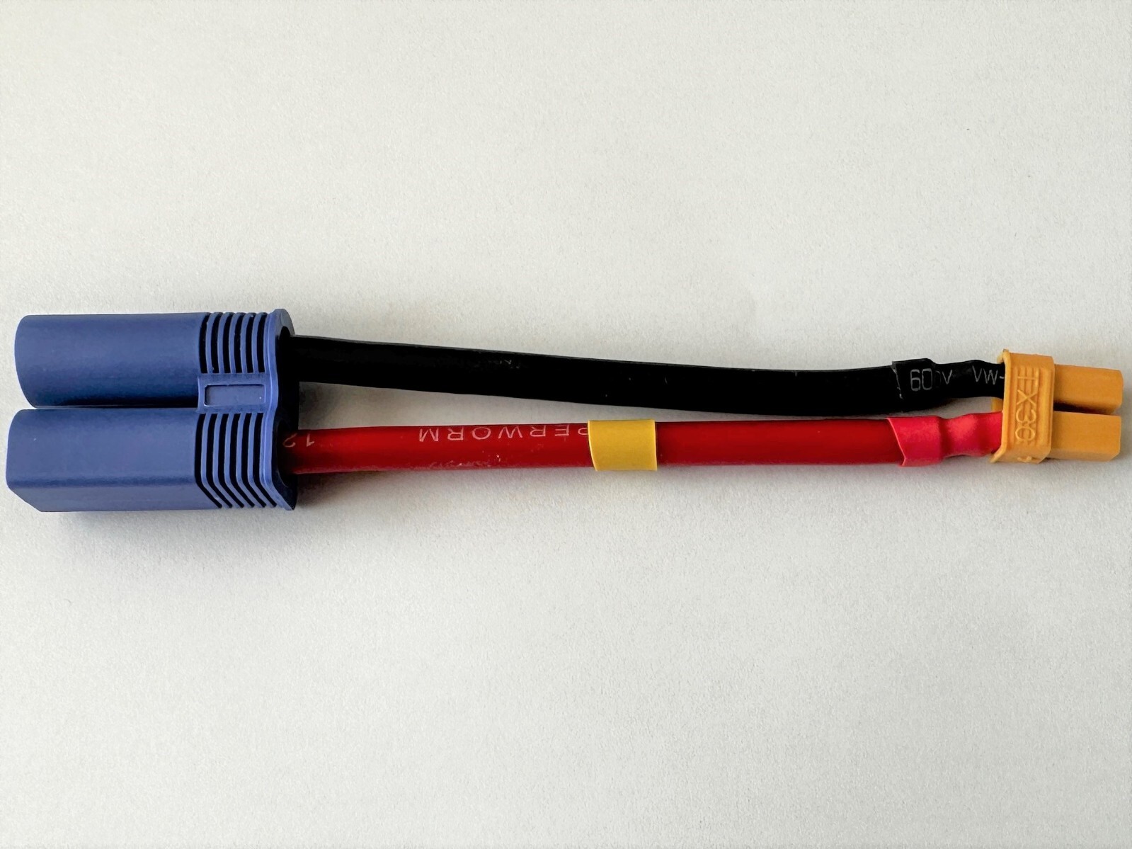 Male EC5 Connector to Female XT30 Adapter Length-3″, 6″,12″ Wire 14,12 AWG