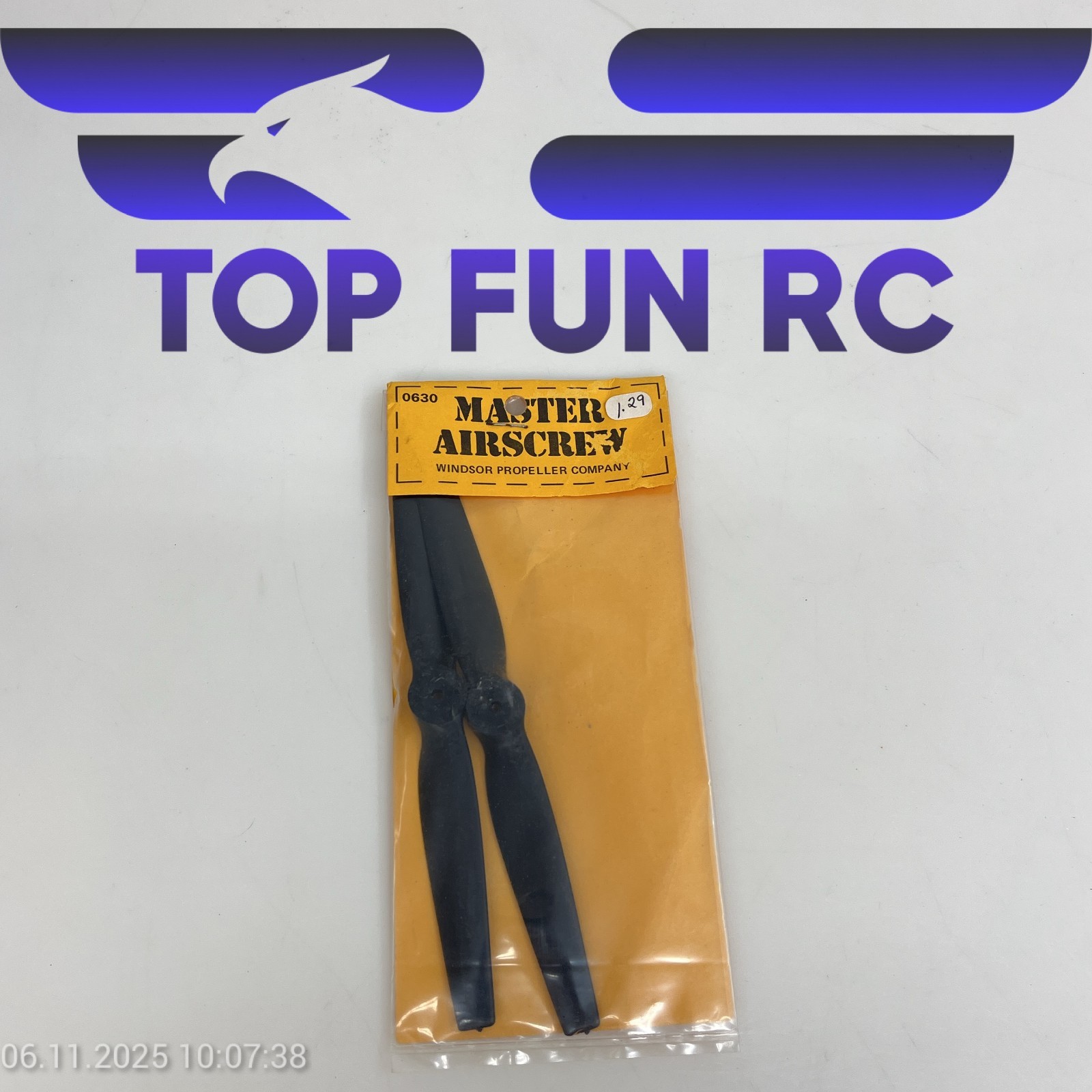 MASTER AIRSCREW 0630 WINDSOR PROPELLER COMPANY FOR SMALL SCALE RC AIRPLANES