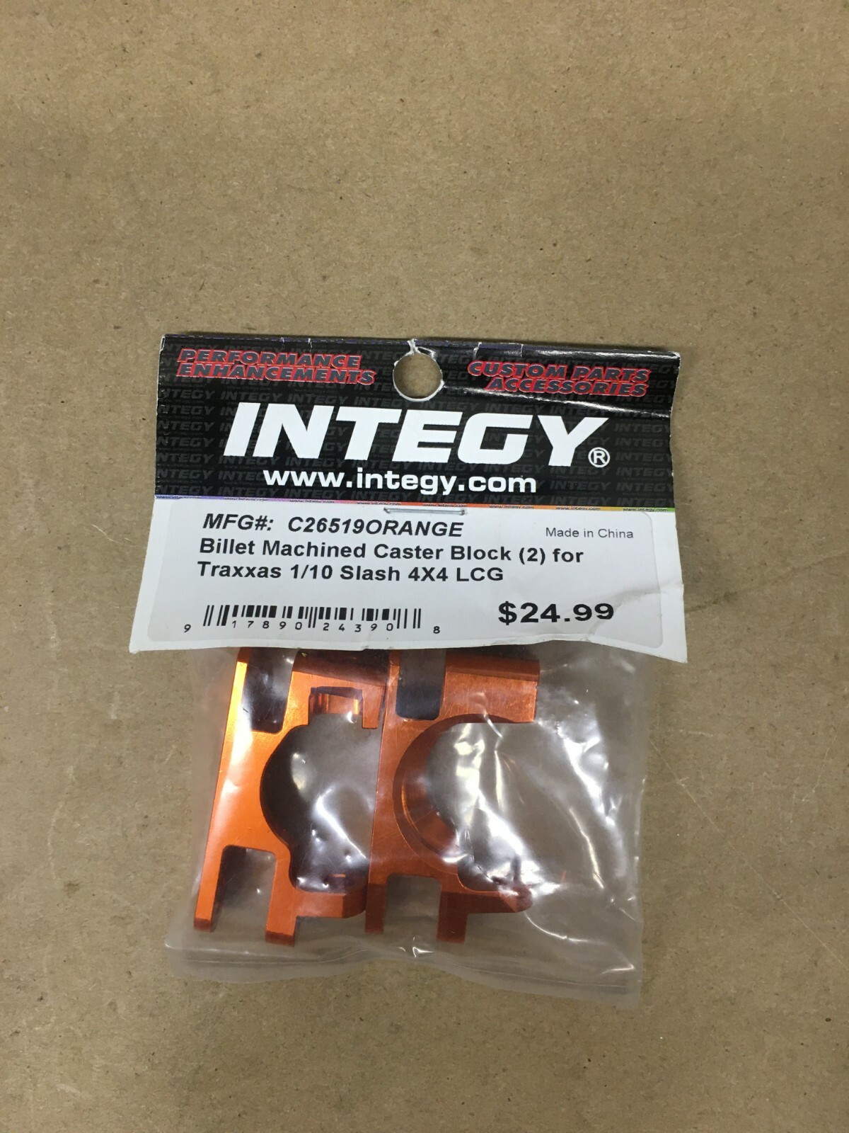 Integy Machined Caster Block for Traxxas 1/10 Slash 4×4 LCG