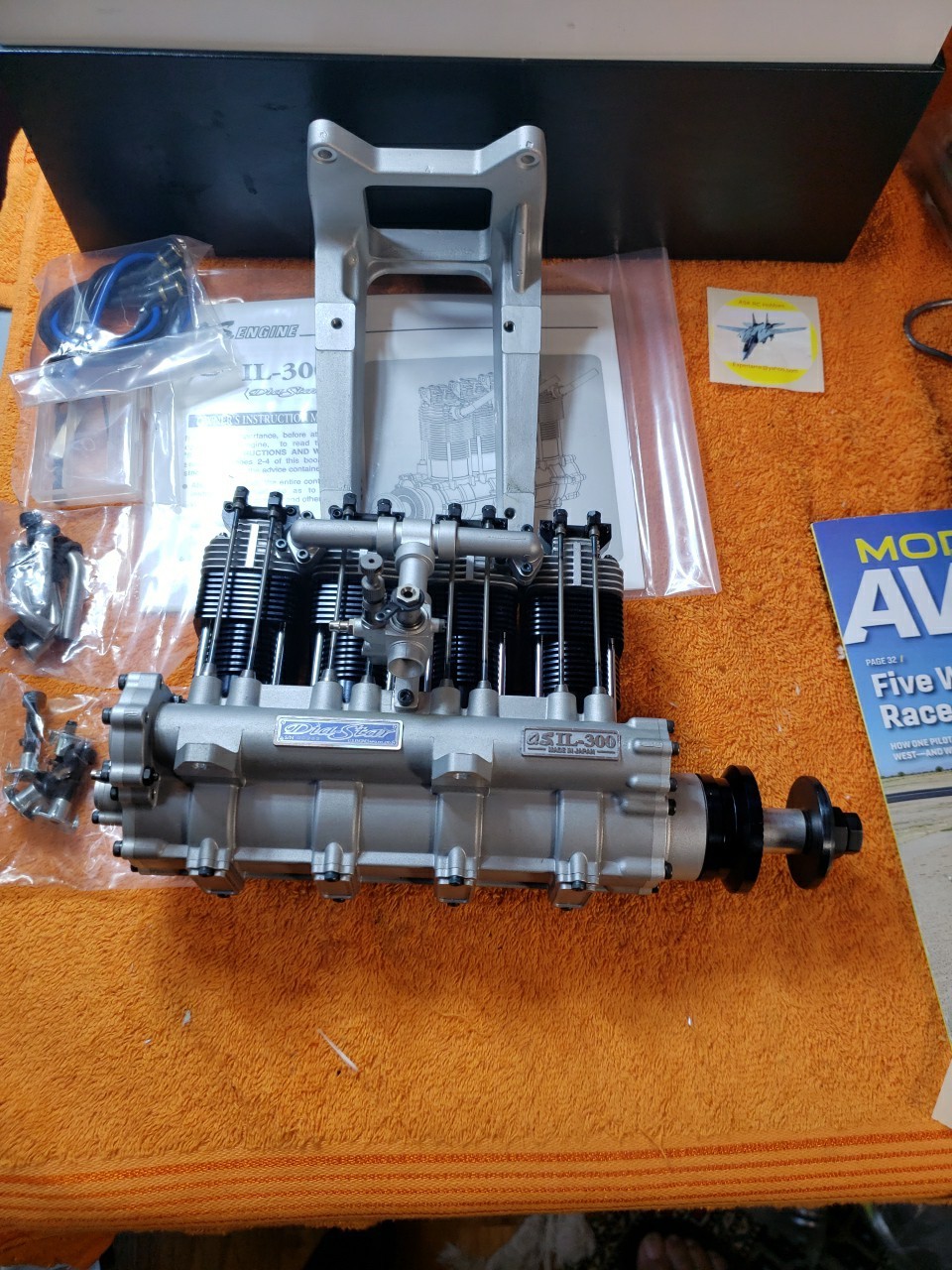 OS Engine – OS IL-300 Four Cylinder Inline Four Stroke RC Motor – New