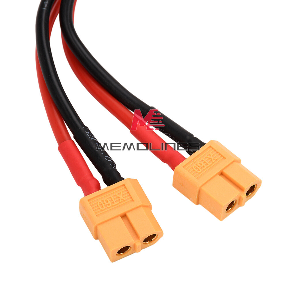 XT60 Connector Extension Lead Wire Male-Female 10cm 14AWG Silicone Wire for RC