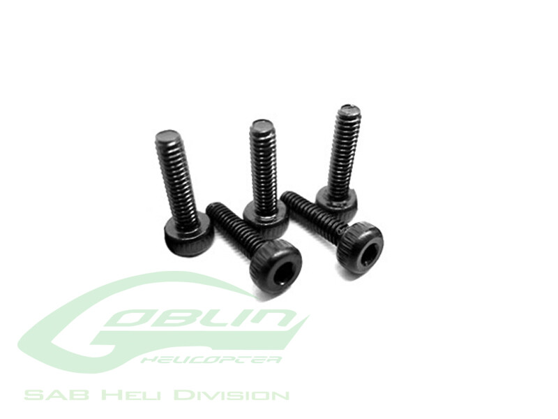 NEW SAB HC102-S Goblin 700 Competition Socket Head Cap M4 x 10 5pcs FREE US SHIP