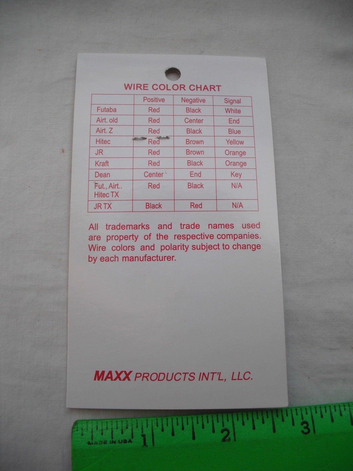 SALE Lot of 3 Maxx Products Mpi 1133, 3″ Extension, Futaba J, Wire,R/C Airplane