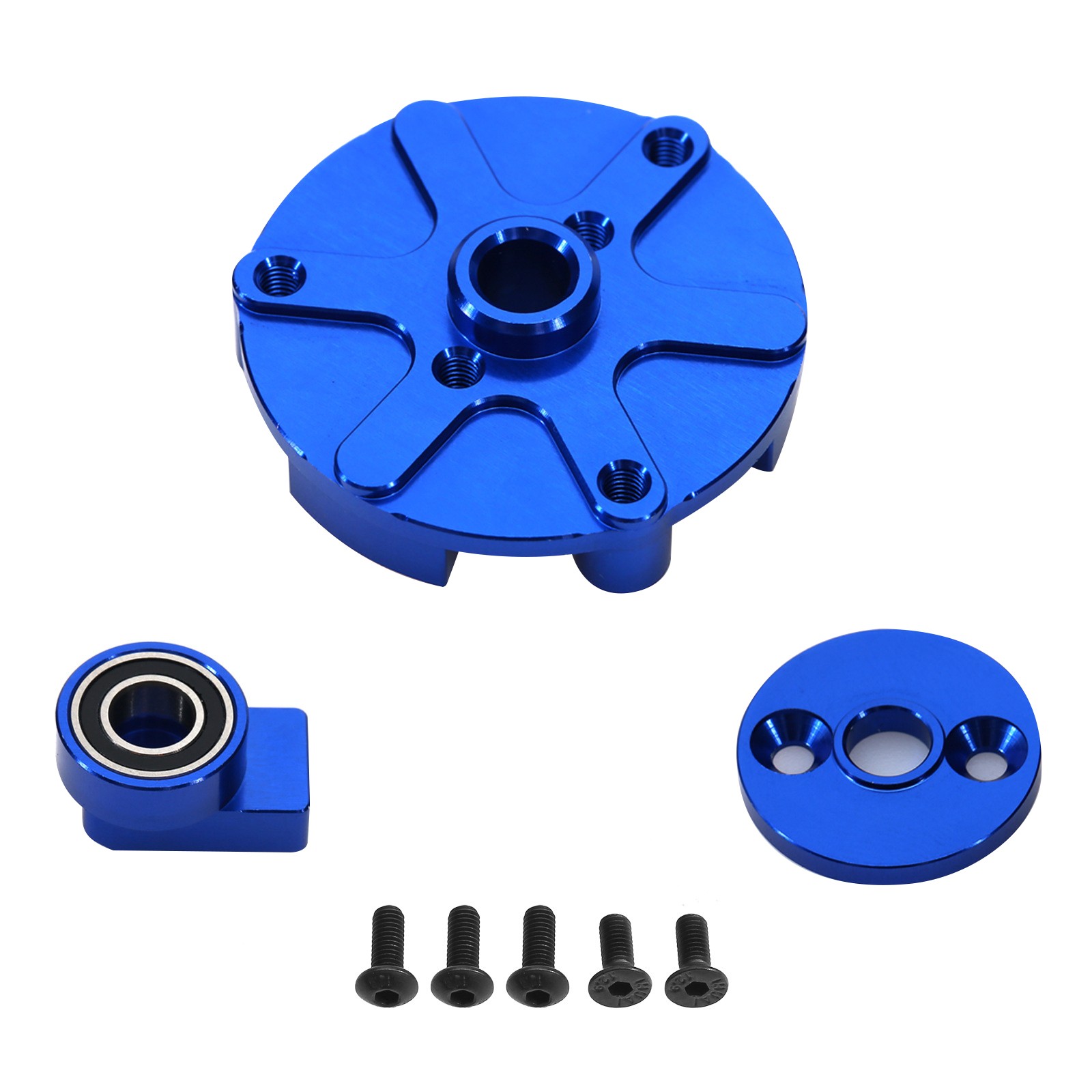 Dark Blue Aluminum Alloy Spur Gear Adapter Kit For Traxxas X-Maxx XRT 8S