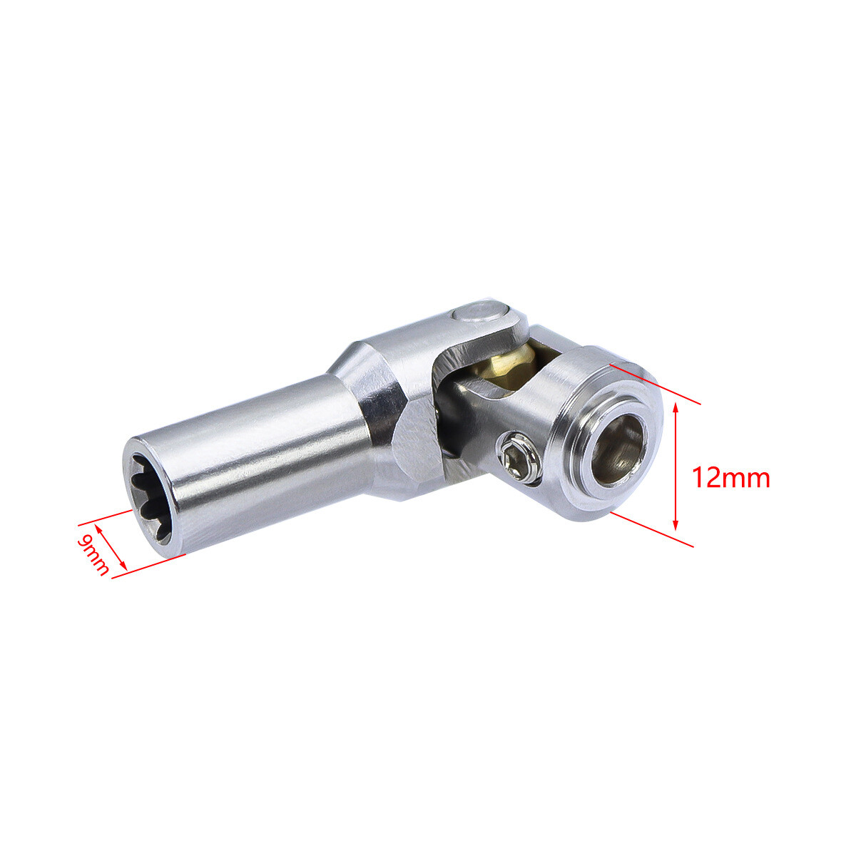 1 Pair Steel Cut to Length Drive Shaft For 1/10 RC Crawler LCG Capra SCX10 Pro