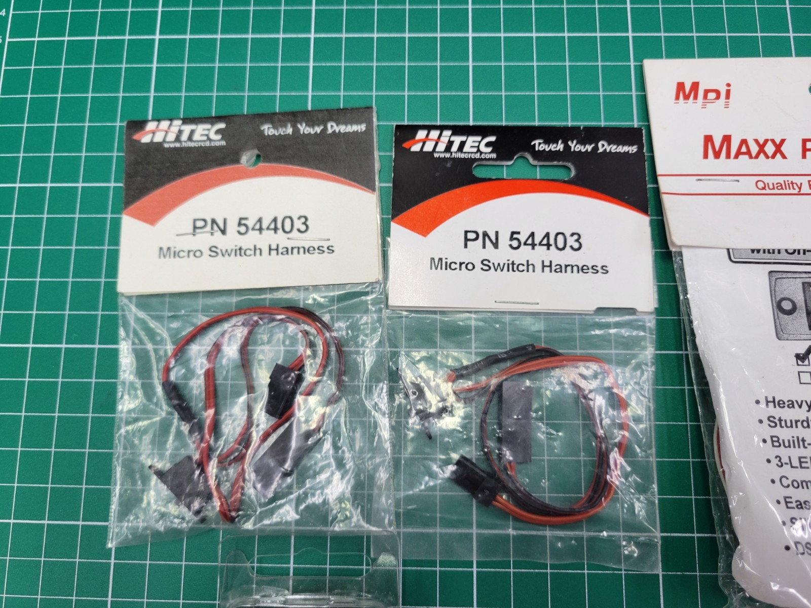 Dubro Great Planes HiTec Maxx Products Switches Mounts Spektrum Futaba Parts Lot