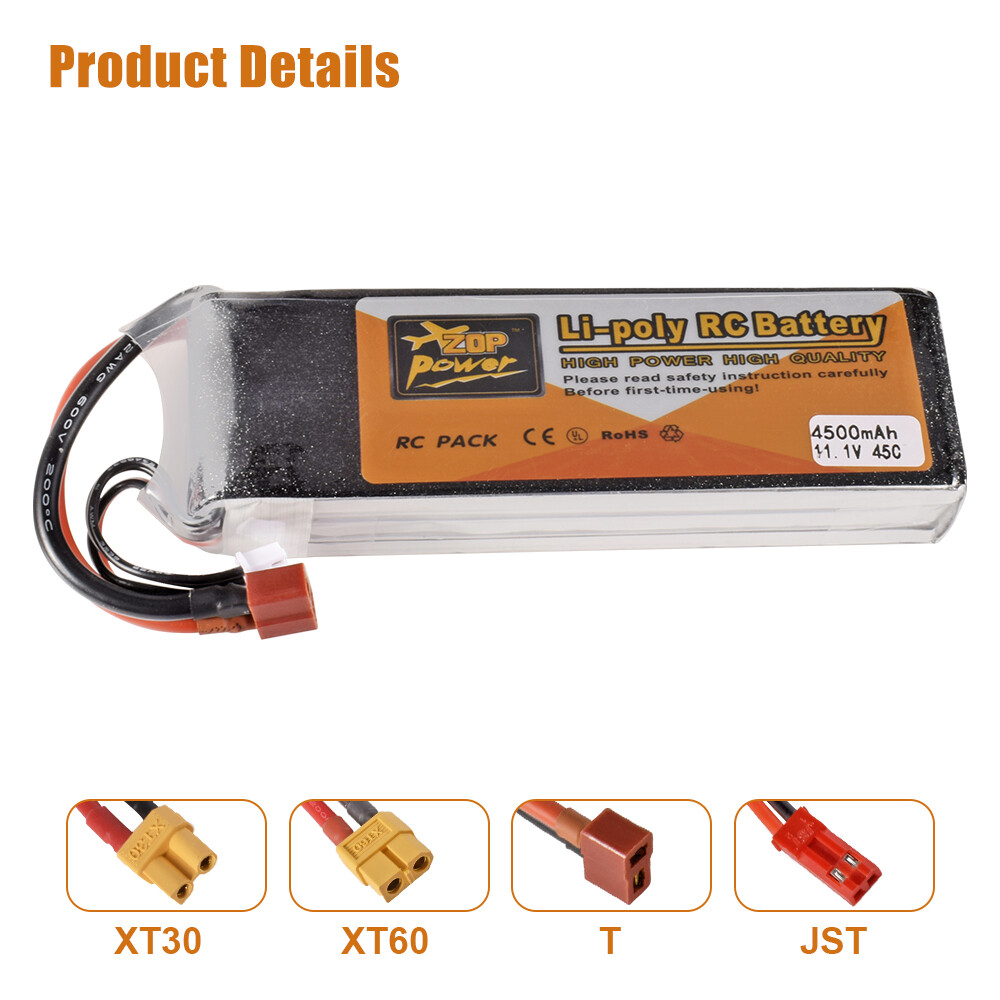 9IMOD 3S RC Lipo Battery 11.1V 650-6000mAh 25C-75C for RC Car Boat FPV Drone