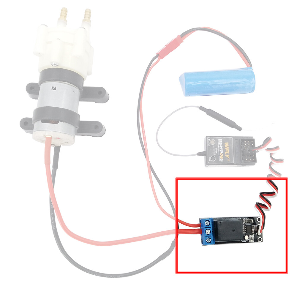 2x 5V RC Relay Switch 20A Receiver Control Switch fr RC Car Light FPV Boats Pump