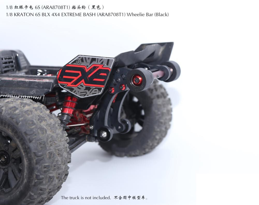 Wheelie Bar+Rear Bumper For 1/8 KRATON 6S BLX 4×4 Extreme Bash ARA8708T1 RC Car