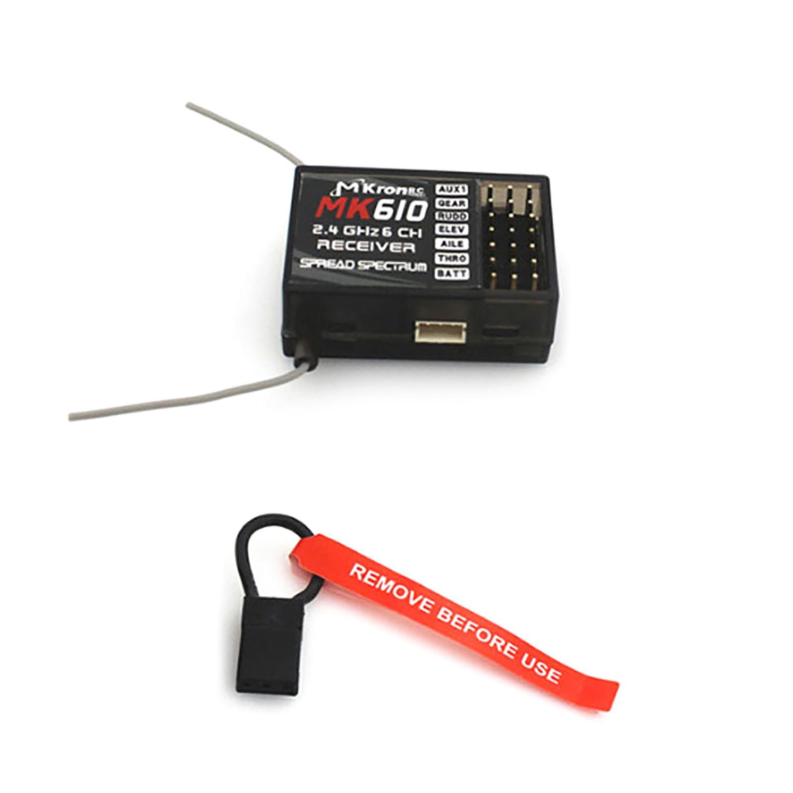 6 Channels 2.4GHz DSM2 400M MK610 Receiver For JR Spektrum Dx5e Dx6i Dx7