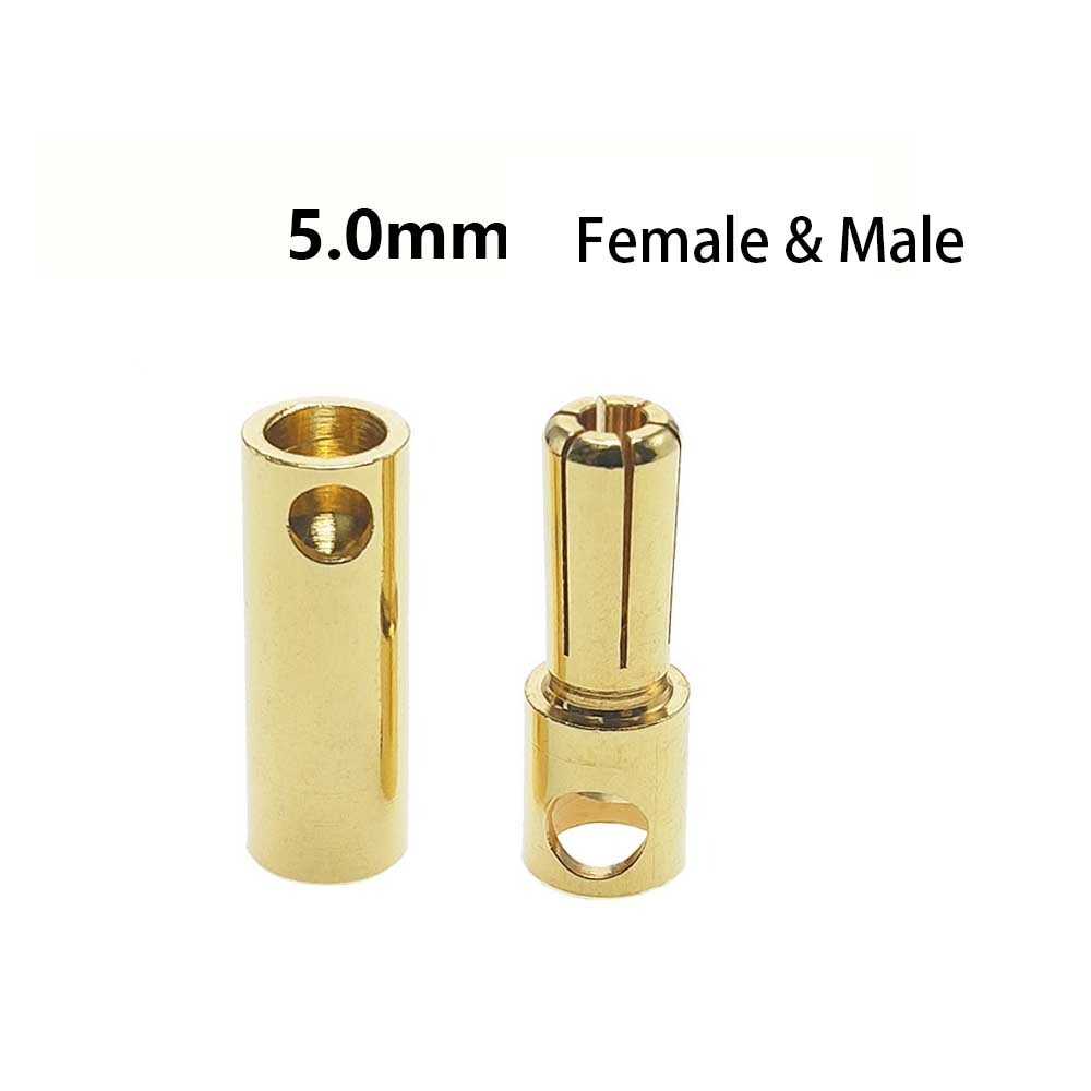 20pair RC Bullet Connector 2/3/3.5/4.0/5/5.5/6/8mm Male Female Banana Plug USA