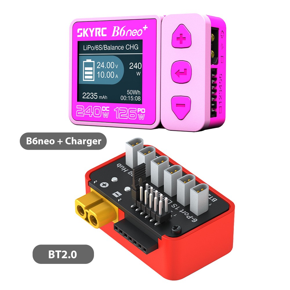 SKYRC Lipo Battery Charging Hub OSH 6-Port For B6neo B6ACneo B6neo+ B6neo 2