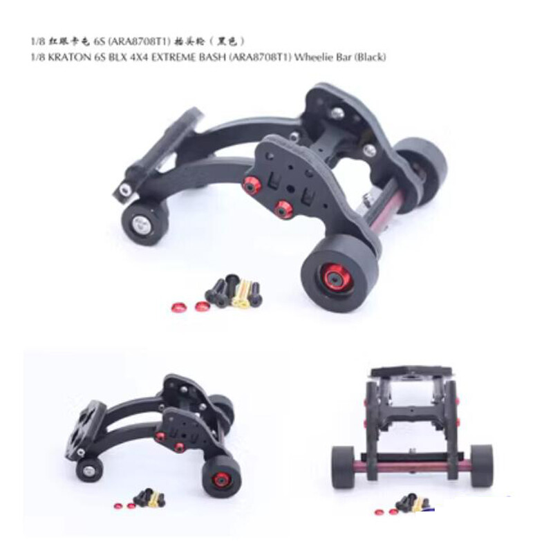 Wheelie Bar+Rear Bumper For 1/8 KRATON 6S BLX 4×4 Extreme Bash ARA8708T1 RC Car