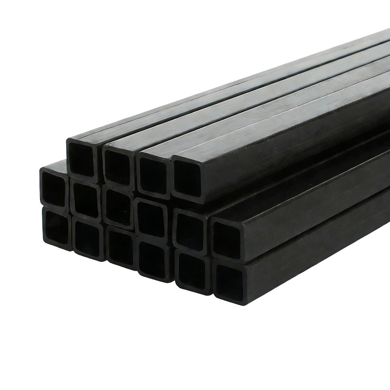 200/400mm Carbon Fiber Square Tube Pipe Inner Square Hole Pultruded For RC & DIY