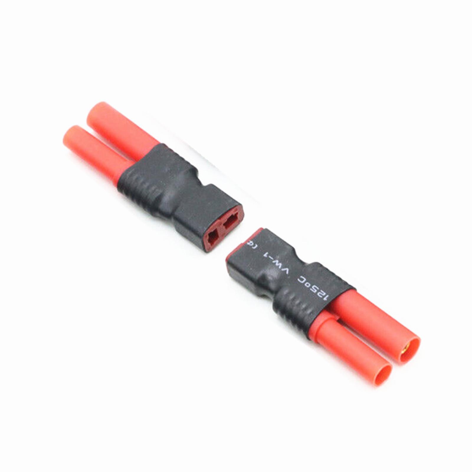 2Pcs Durable T Male /Female to HXT4.0 Adapter Connector For Drone/Car/Boat B