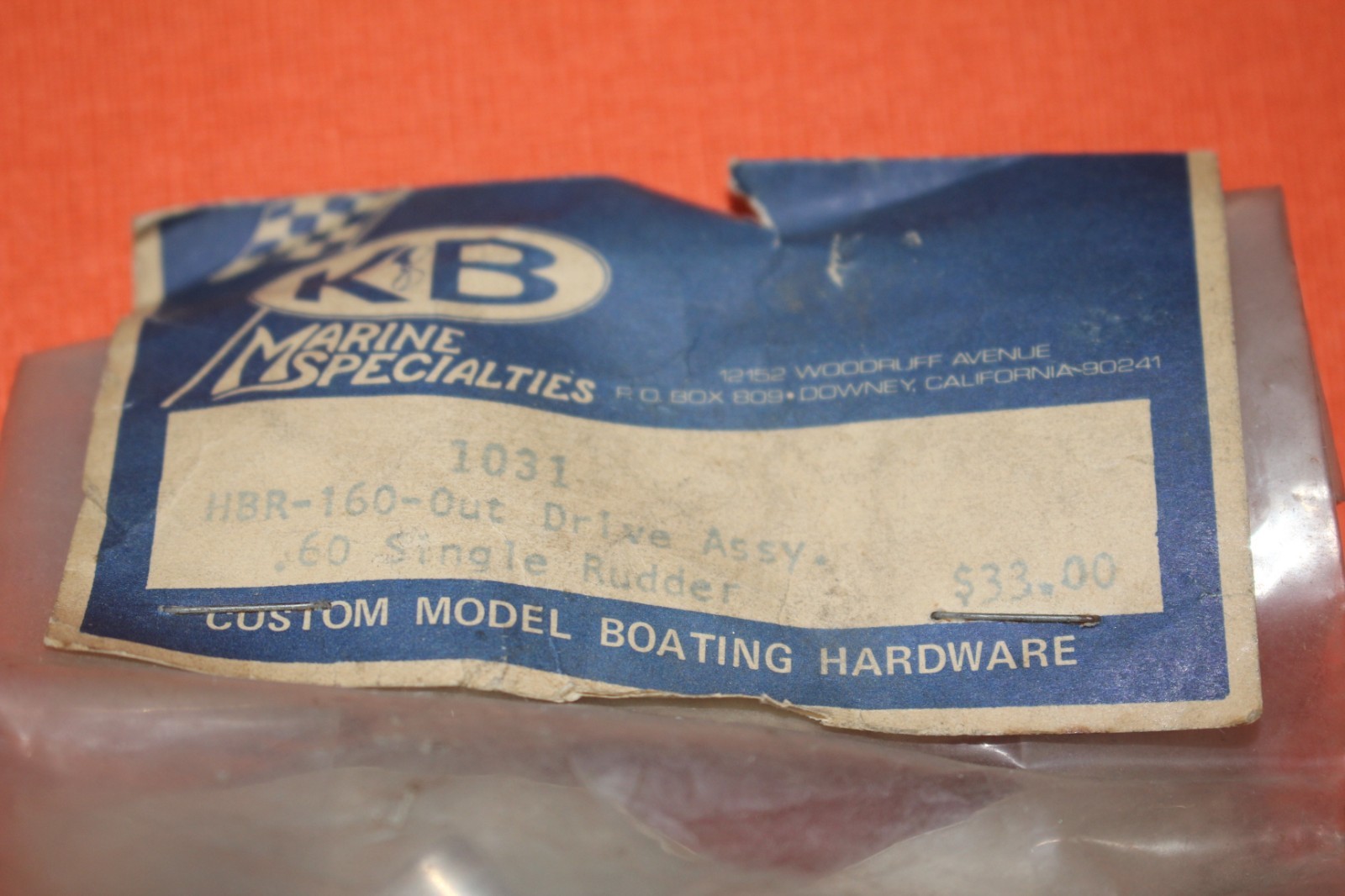 NEW RC BOAT PART – K&B MARINE SPECIALTIES & OCTURA & AEROMARINE