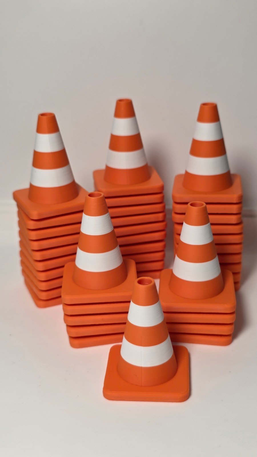 Set of 40 RC 1/20 Scale Traffic Cones Set Crawler Course
