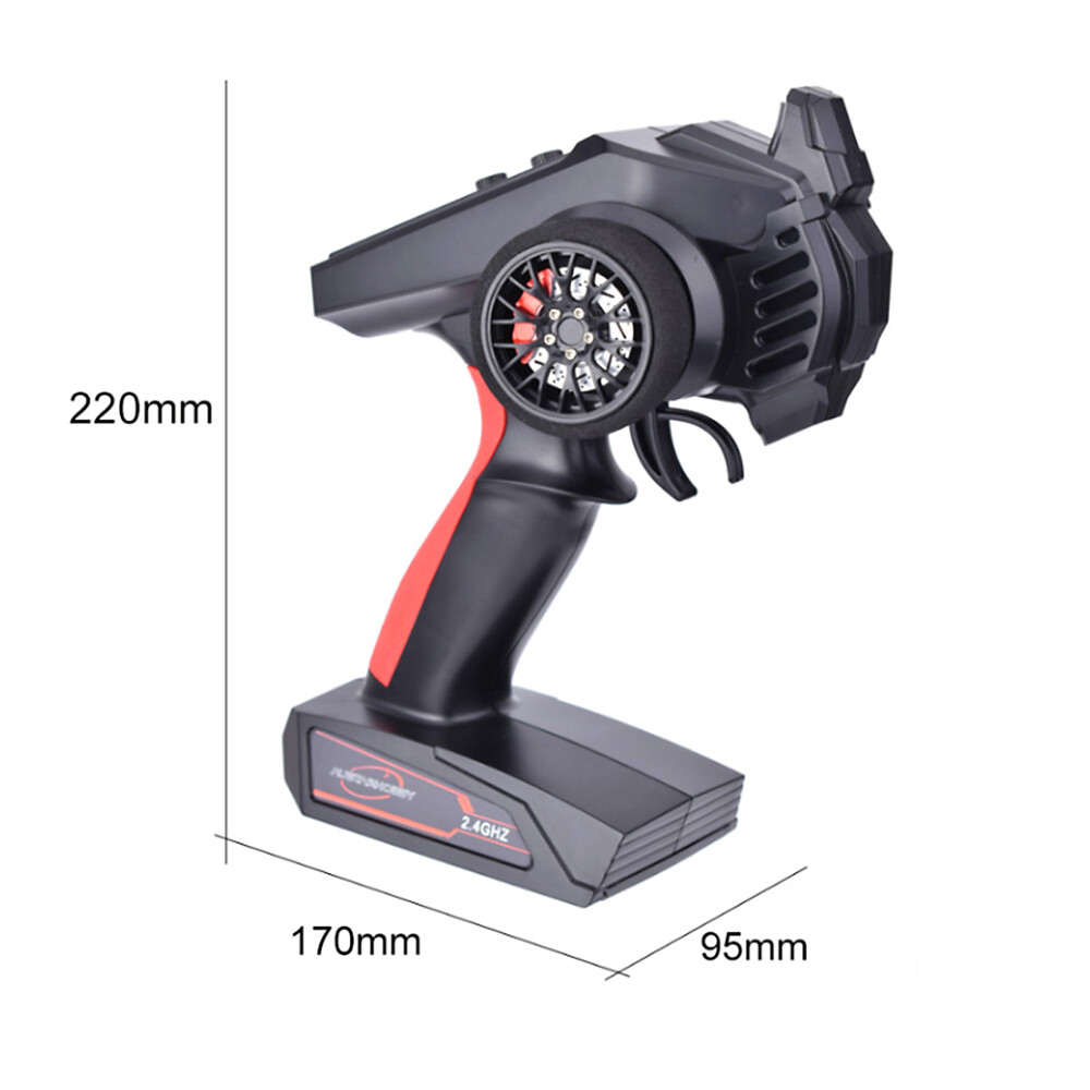 AUSTAR RC Transmitter and Receiver 2.4G 3CH 4CH 6CH RC Kit for 1/10 1/8 RC Car