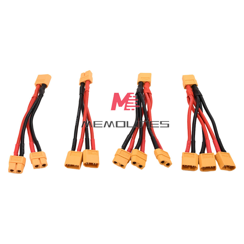 XT60 Connector Extension Lead Wire Male-Female 10cm 14AWG Silicone Wire for RC