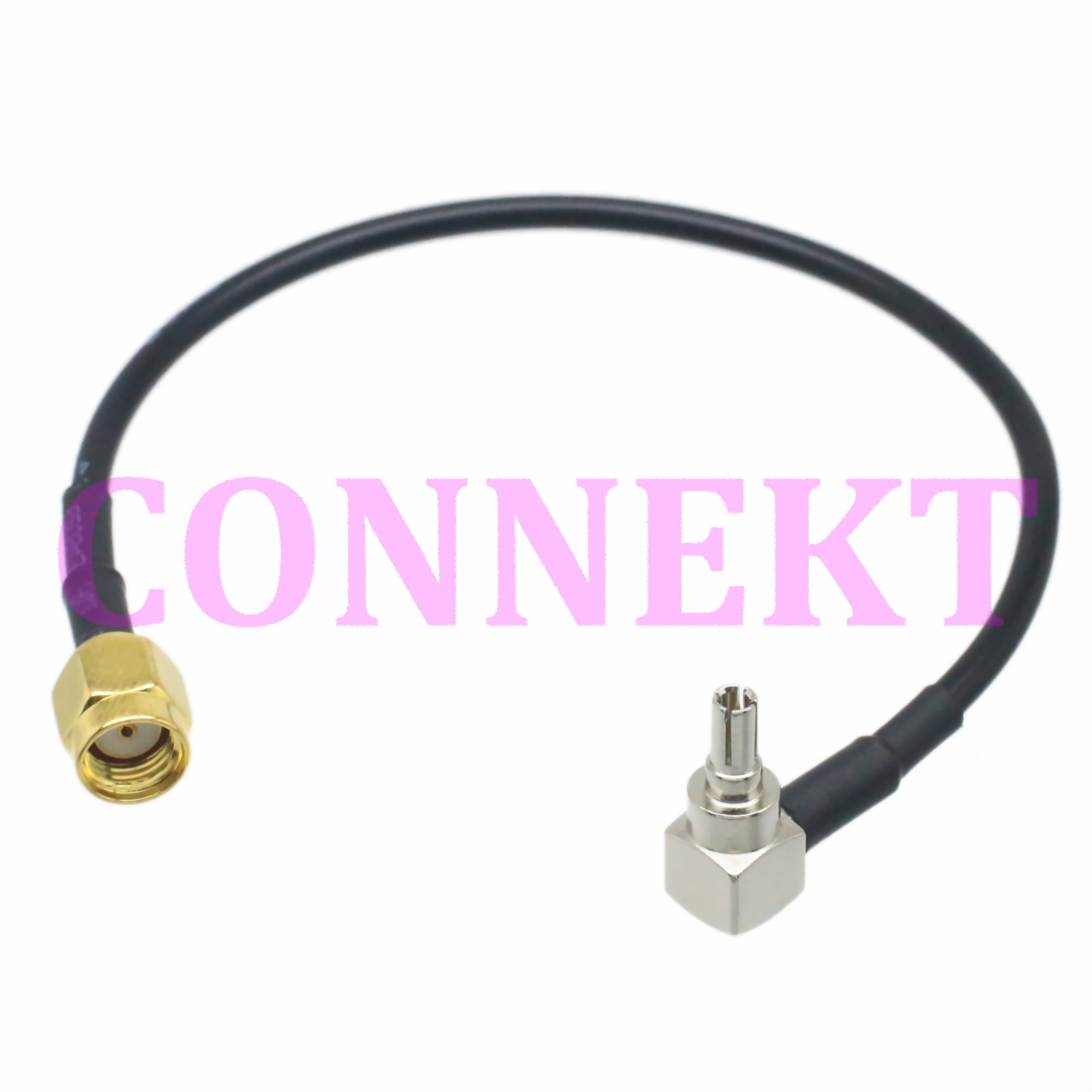 CRC9 male right angle to RP-SMA male jack RG174 cable RF pigtail for 3G modem
