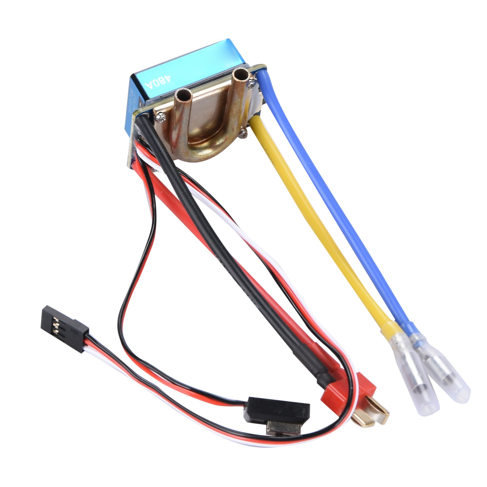 New 480A 2-4S Waterproof Brushed ESC For 550 775 Brushed Motor RC Car Boat